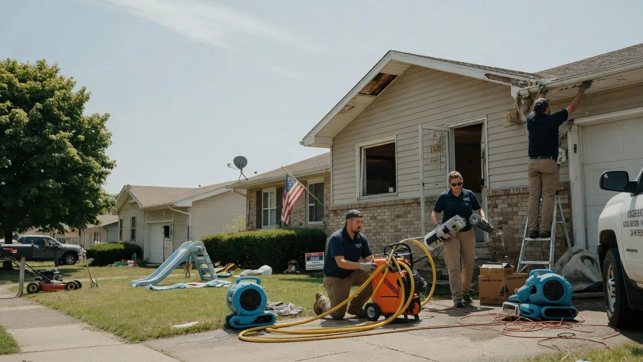 Water Damage Restoration in Latham, IL near me